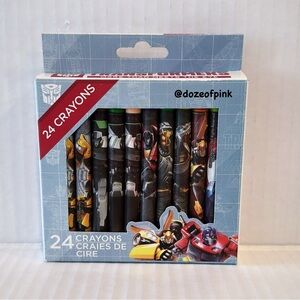 Transformers 24 Pack Non Toxic Crayons